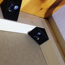 esquina soporte repuesto partes articulación madera l bracket 3d print model - Mito3D