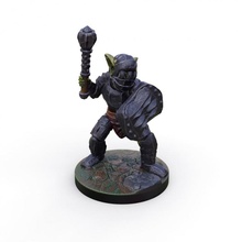 armored goblin 28mm miniature store army fantasy miniatures wargames zbrush sculpted tabletop wargame dungeon creatures 32mm dungeon&dragon 3d print model - Mito3D