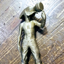 derek Hess cabeça martelo figura ventilador arte arma fogo inspirado batom escultura esculpir pop Pitão revólver indie maxilar remixar misture javali 3d print model - Mito3D