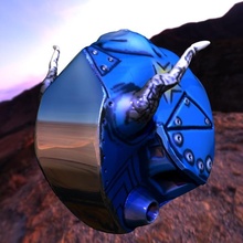 casco scifi oggetti scena cosplay futuristico spazio timone astronauta HITECH enricosx 3d print model - Mito3D