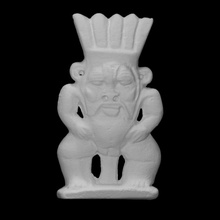 bes figurine scan egypt god deity ceramics 3d print model - Mito3D