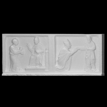 christological scenes scan christianity figures religion scene relief 3d print model - Mito3D
