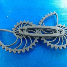 nautilus engranajes educación máquina mecánica logarítmica espirales 3d print model - Mito3D
