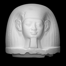canopic jar lid scan ceramic funerary 3d print model - Mito3D
