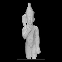 harpocrates figurine scan egypt horus child ptolemaic copper alloy 3d print model - Mito3D