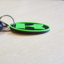 kawasaki Schlüsselring Schlüsselbund Solidworks 3d print model - Mito3D