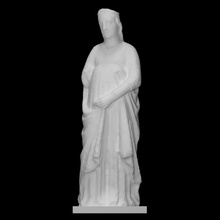 saint liberata scan female figure woman church 3d print model - Mito3D