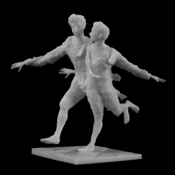 grand couple heureux douai france numérisation 3D print model - Mito3D