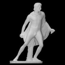 so called protestilaus Varredura figura homem Guerreiro pé protesilaos 3d print model - Mito3D
