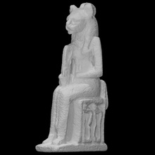 bastet escanear antiguo Egipto egipcio figurilla Dios diosa deidad 3d print model - Mito3D