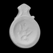 Gladiatore lampada scansione Egitto romano sollievo olio impero 3d print model - Mito3D