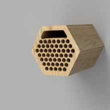 ruche solitaire abeilles planète abeille enregistrer hope3d 3d print model - Mito3D