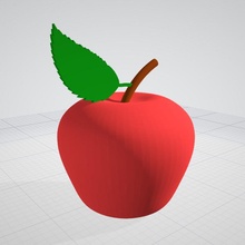 apple 3d modeling selfcad online design tutorial 3d print model - Mito3D