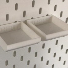 ikea skadis - trays- small pegboard hack 3d print model - Mito3D