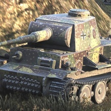 vk3601 Panzer réservoir 3d print model - Mito3D