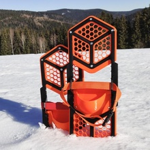 scarpe neve gli sport all'aperto inverno escursionismo racchette 3d print model - Mito3D