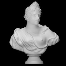 diana scan bust goddess marble florence italy italian 3d print model - Mito3D