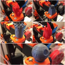 toppers prusa printers mk2 mk2s spare parts starwars tardis crystal laser doctor deathstar turret 3d print model - Mito3D