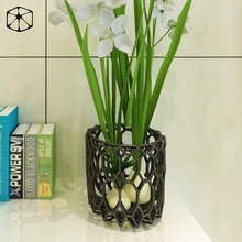 cocos vaso arte decoração cozinha Panela pele Voronoi designer cerâmica suculentos decoraci dise adora interiores 3d print model - Mito3D