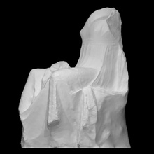 ilham perisi agnano taramak kadın şekil Yunanistan mermer oturmuş 3d print model - Mito3D