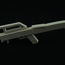 maker Hobby designer props cosplay gun Waffe magpul fmg 3d print model - Mito3D