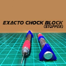 exacto x-acto hobby knife stopper tool hobbyknife 3d print model - Mito3D