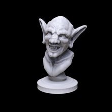 goblin bust fantasy sculpture zbrush character sculpt creatures 3d print model - Mito3D