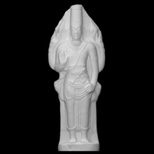 Vishnu Varredura hindu escultura granito divindade tamil nadu south india 3d print model - Mito3D