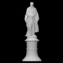 sicco polenton scan marble author renaissance humanist italy padua sicco-polenton neolatin danieletti prado-della-valle 3d print model - Mito3D