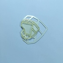 hohlo poly heart jewellery 3d print model - Mito3D