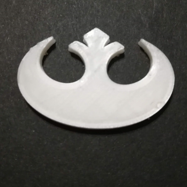 estrella guerras rebelde símbolo llavero logo guerra Galaxias simbol enricosx 3D print model - Mito3D