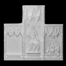 sunak st Mary'nin kilise Kent taramak İngiltere din kireçtaşı ikonoklazm hasarlı 3d print model - Mito3D