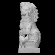 harvard-yenchin library guardian scan dragon lion cambridge harvard yenchin 3d print model - Mito3D