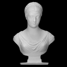 jeanette caroline von alopaus scan bust face female portrait sculpture woman marble dannecker 3d print model - Mito3D