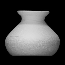 jar scan ancient egypt egyptian vessel alabaster 3d print model - Mito3D