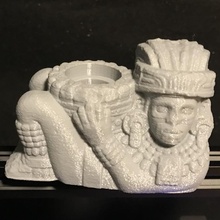 chac mool iwatch charger stand maya 3d print model - Mito3D