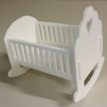 cradle crib toys & games baby bed sleep babybed 3d print model - Mito3D