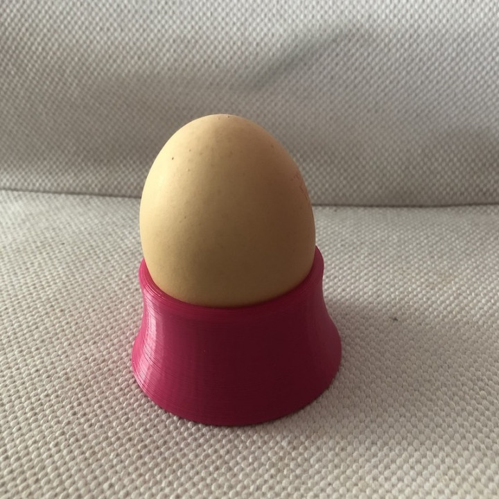 coquetier emboitable nestable eggcup cup egg food kitchen storage interlocking rangement cuisine oeuf paques 3D print model - Mito3D