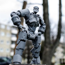 Eisen jack Spielzeug Spiele Modelle Roboter 3d print model - Mito3D