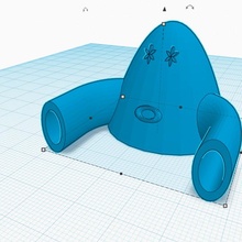 fantastico wolt wluff Tinkercharacter tinkercad 3d print model - Mito3D
