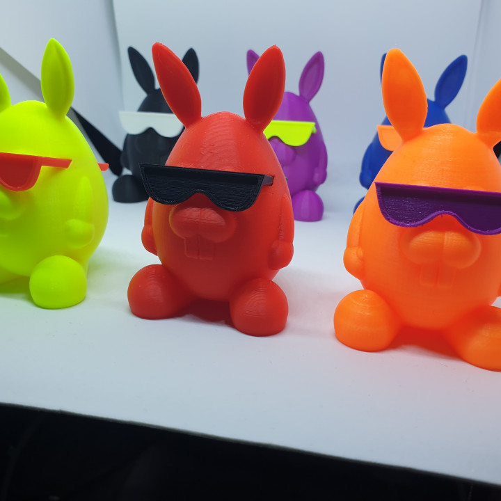 frio conejito remezclar Pascua Resurrección 3D print model - Mito3D