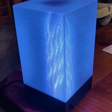 base ledstripe lampada facile guidato luce fulmini LED 3d print model - Mito3D