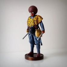 afro soldato ww1 negozio Africa figurina modello 3d print model - Mito3D