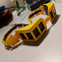 eroe università Eraserhead occhiali anime giallo cosplay 3d print model - Mito3D
