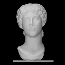 agrippina younger scan bust face mother portrait roman woman wife empress 3d print model - Mito3D