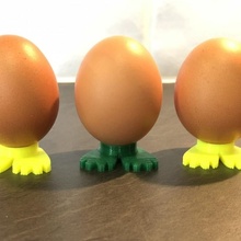 monsta egg feetz & garden easter eggs crafteggsegg paintingmonsterspaintingplay 3d print model - Mito3D