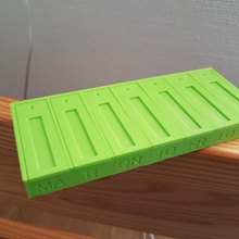 insieme dose medicina medicinale scatola dei medicinali 3d print model - Mito3D
