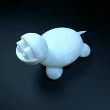 fofa tartaruga myminifactory tinkercad TinkerCharacters tinkercharacter 3d print model - Mito3D