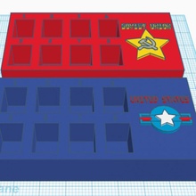 twilight struggle piece organizer cold war boardgames 3d print model - Mito3D