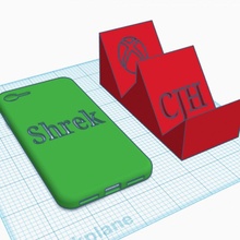 Shrek téléphone Cas gaine Xbox manette supporter 3d print model - Mito3D